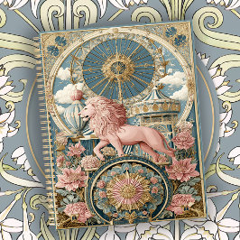 Agenda Arte Nouveau Circense Vintage Romántico