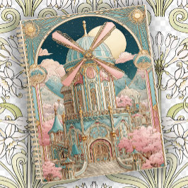 Agenda Arte Nouveau Circense Vintage Romántico