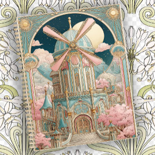 Agenda Arte Nouveau Circense Vintage Romántico