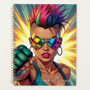 Agenda Arte pop de la lesbiana LGBT Mohawk Uppercut