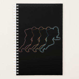 Agenda Arte retro de fútbol americano