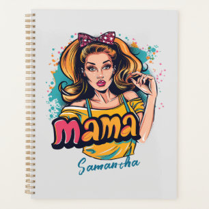 Agenda Arte Retro Mama Pop Personalizado (10)