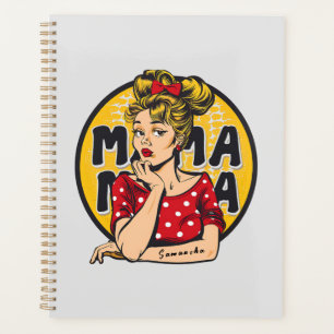 Agenda Arte Retro Mama Pop Personalizado (4)