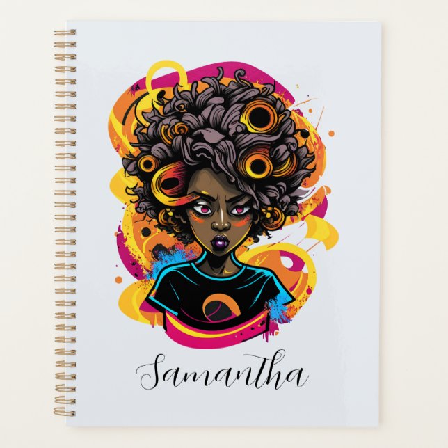 Agenda Artista Afro Woman (Anverso)