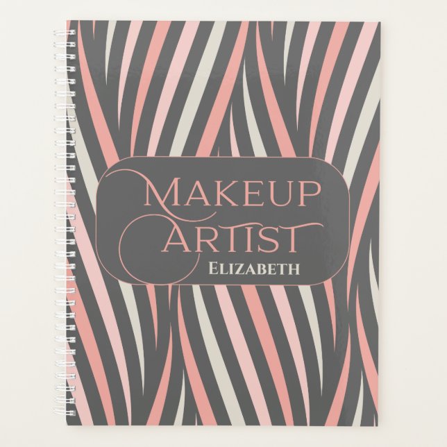 Agenda Artista de maquillaje Profesional Belleza Girly Ro (Anverso)