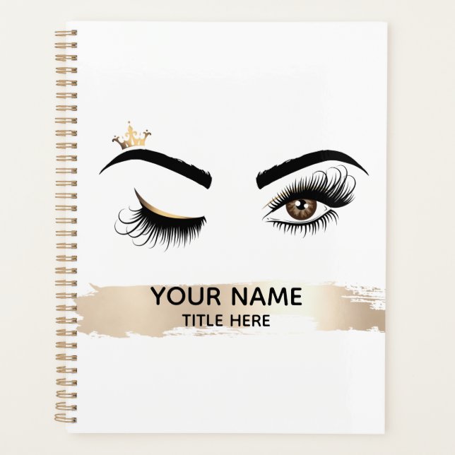 Agenda Artista de maquillaje Wink Eye Beauty Salon Lash E (Anverso)