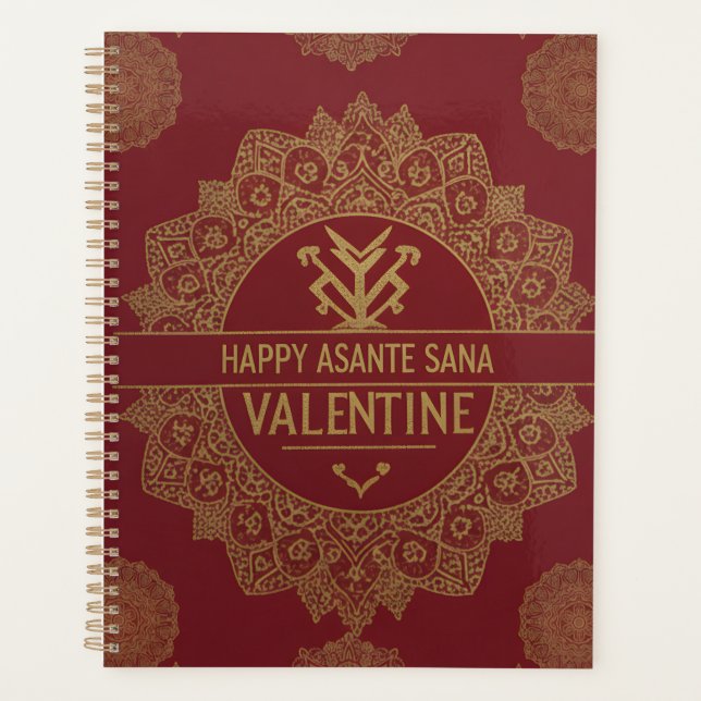 Agenda Asante Sana "Gratitude" Valentine’s Gold Heart   (Anverso)