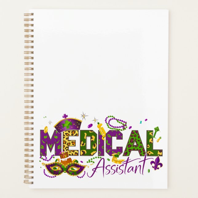 Agenda Asistente Médico - Mardi Gras (Anverso)