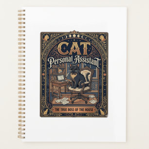 Agenda Asistente personal de gato Humor de dueño divertid