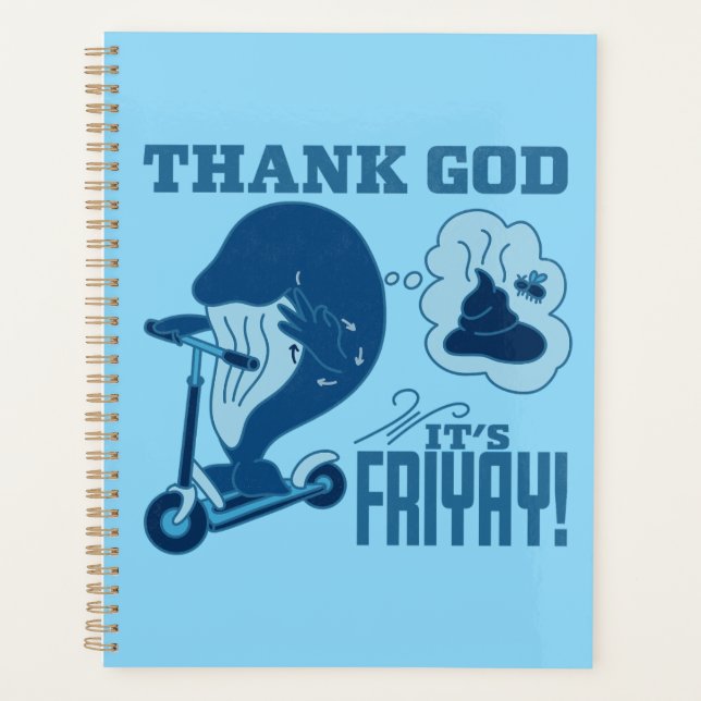 Agenda ASL Friday Design - Thank God It’s Friyay!  (Anverso)