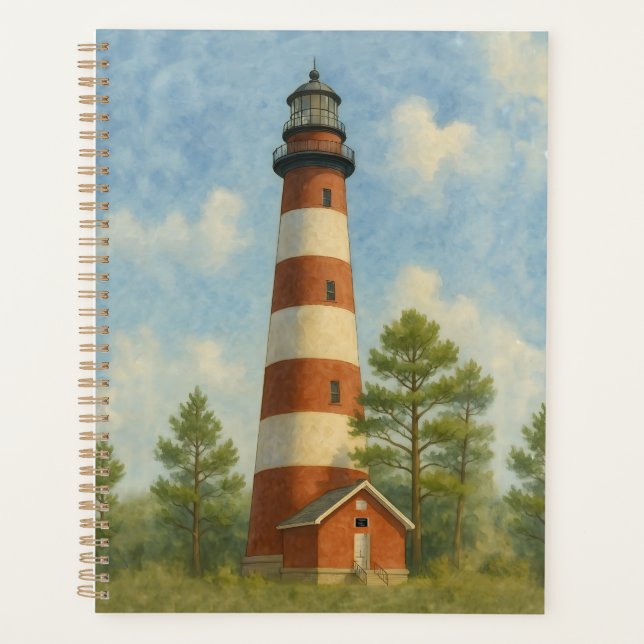 Agenda Assateague Lighthouse Watercolor (Anverso)