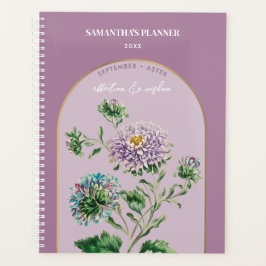 Agenda Aster de Setiembre de la Flor de Nacimiento Person