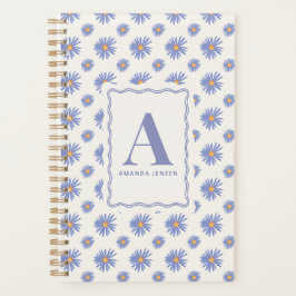 Agenda Aster Wildflower Floral Personalizado