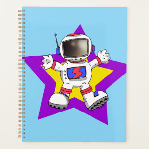 Agenda Astronauta personalizado en diseño de estrellas