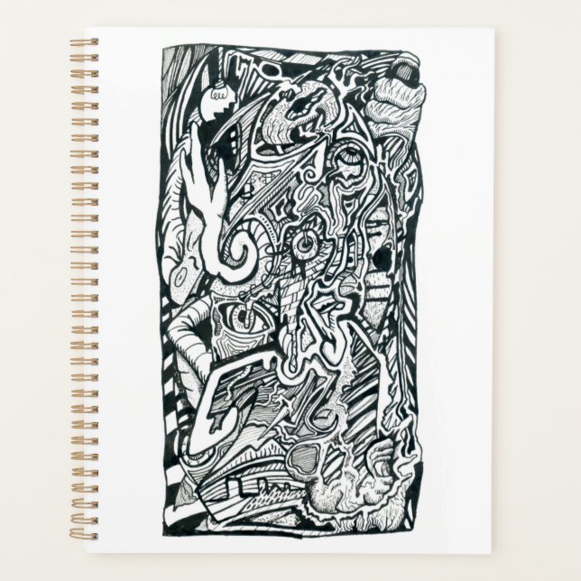 Agenda Ataque de ansiedad de Brian Benson (Anverso)