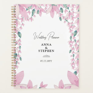Agenda Atractivo Boda de Wisteria Rosa