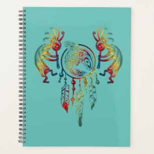 Agenda Atrapasueños de ballena Kokopelli nativo americano
