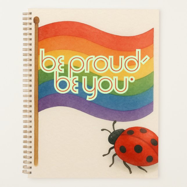 Agenda Audaz expresión LGBTQ y orgullo (Anverso)