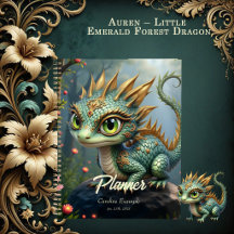 Auren – pequeño dragón del bosque esmeralda