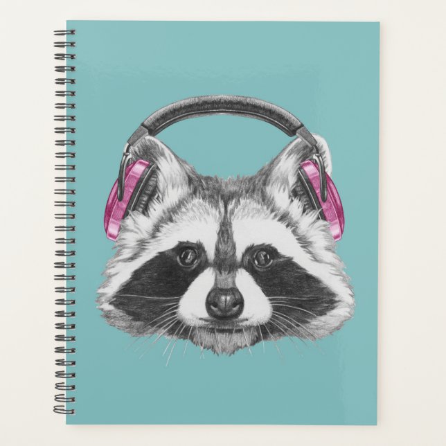 Agenda Auriculares Raccoon (Anverso)