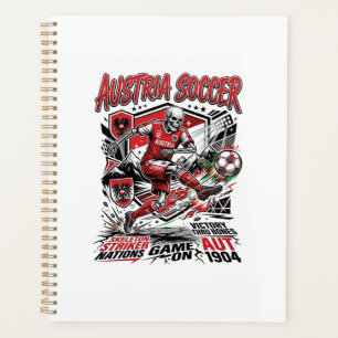 Agenda Austria Fútbol Esqueleto Delantero Naciones Cartel