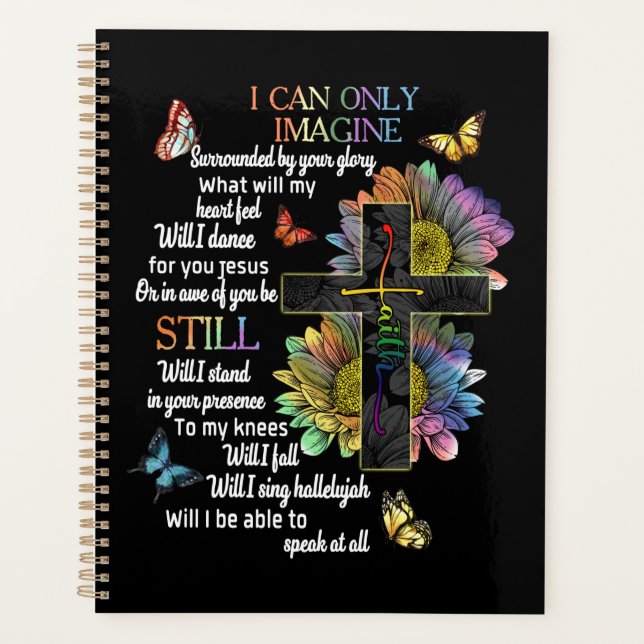 Agenda Autism Awareness I Can Only Imagine Jesus Faith (Anverso)
