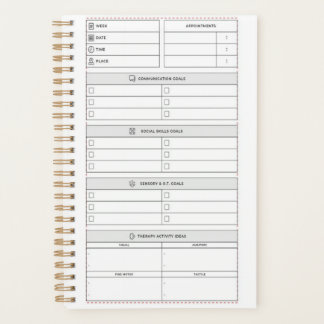 Agenda Autism Planner, Autism Planner Journal 2022