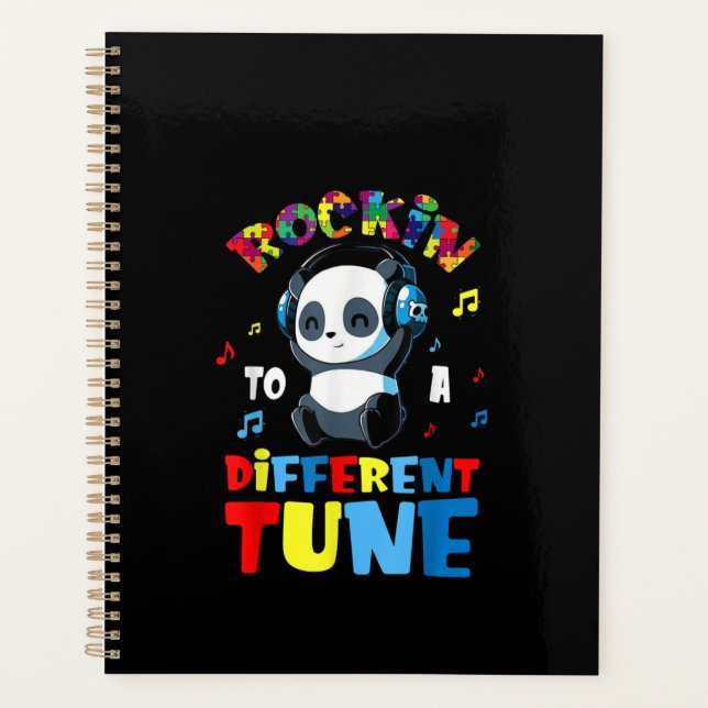 Agenda Autista | Rockin A Un Panda De Tune Diferente (Anverso)
