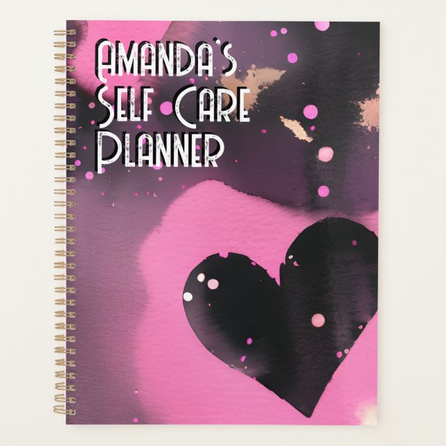 Agenda Auto-Care Affirmations Name Planner (Anverso)