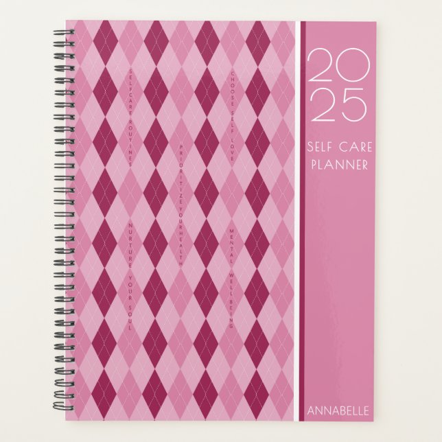 Agenda Autocuidado de Pink (Anverso)