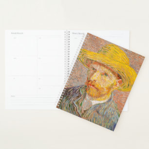 Agenda Autorretrato impresionista de Vincent Van Gogh pin