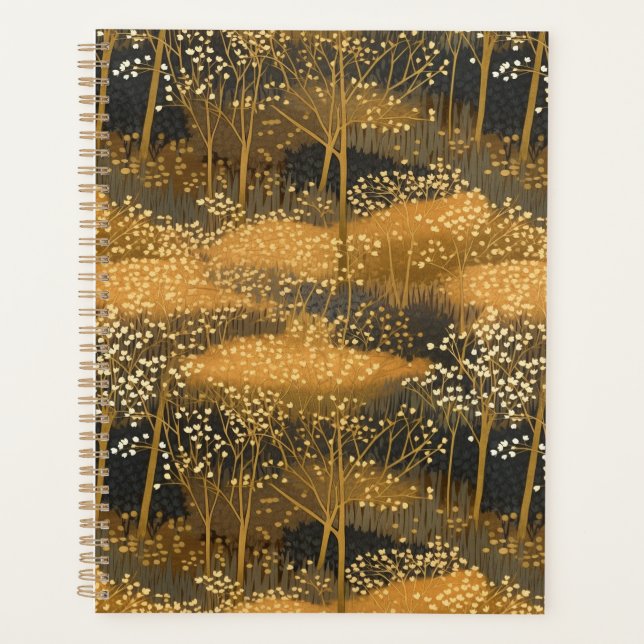 Agenda Autumn Woods Chiyogami Planner (Anverso)