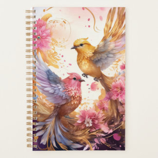 Agenda Ave colorida de fantasía