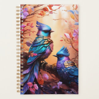 Agenda Ave colorida de fantasía