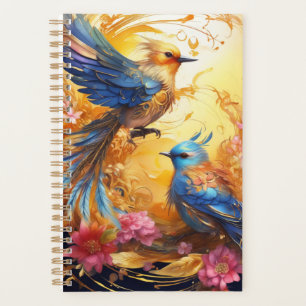 Agenda Ave colorida de fantasía
