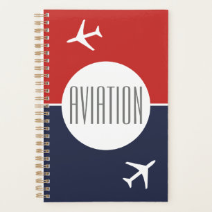 Agenda Aviación piloto de aviones Funky White