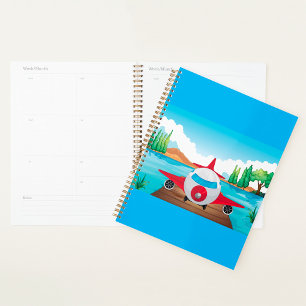 Agenda Avión personalizado en Lake Dock aventura de viaje