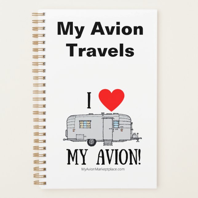 Agenda Avion Travel Log Notebook (Anverso)