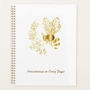 Agenda Awesomeness Bee and Flower Planner