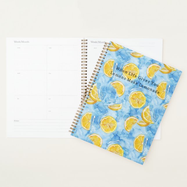 Agenda Azul Cuando la Vida te Da Limones Limonada (Demostración)