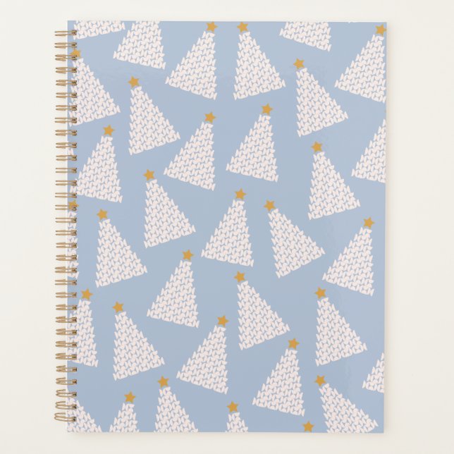 Agenda Azul de árbol de Navidad (Anverso)