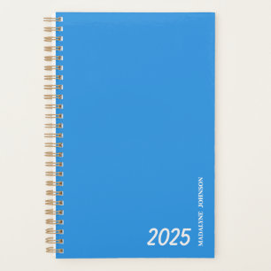 Agenda Azul oscuro personalizado con fecha de mi planific