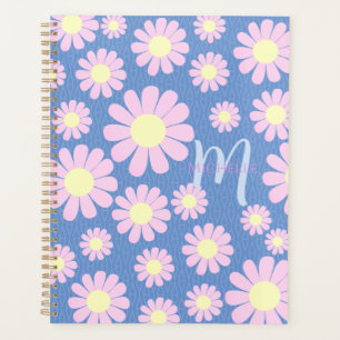 Agenda Azul rosado margarita