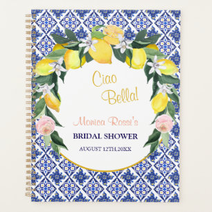 Agenda Azulejos Azules Italianos Limones Ciao Bella Despe
