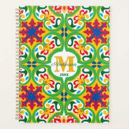 Agenda 💛 🧡 💚 Azulejos, estampado decorativo, texto per