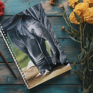 Agenda Baby Elephant Gray Cute