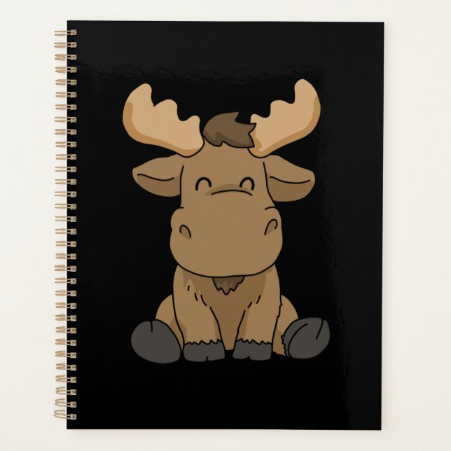 Agenda Baby Moose Gift Mujeres Moose Gigo Men Moose (Anverso)