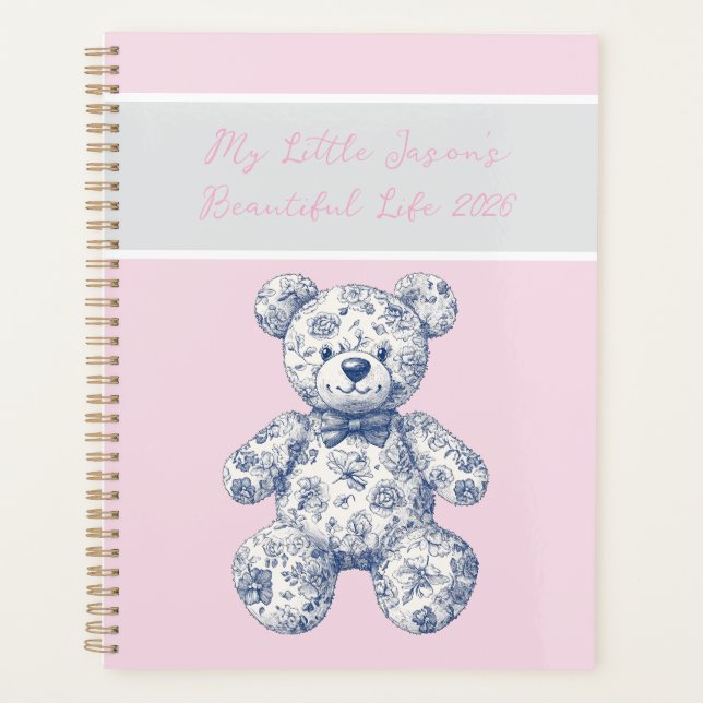 Agenda Baby’s First Year Planner | Baby Daily Schedule (Anverso)