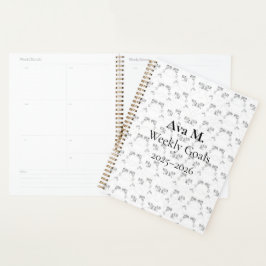 Agenda Back-to-School Minimal Line Pattern | Summer