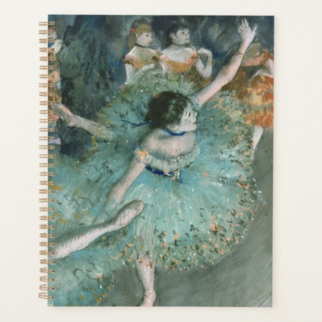 Agenda Bailarina de balancín (bailarina en verde) Edgar D (Anverso)